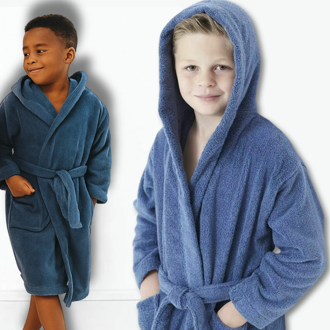 Peignoir Enfant Ultra-Doux – Style et Confort après la Douche