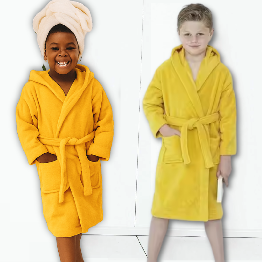 Peignoir Enfant Ultra-Doux – Style et Confort après la Douche